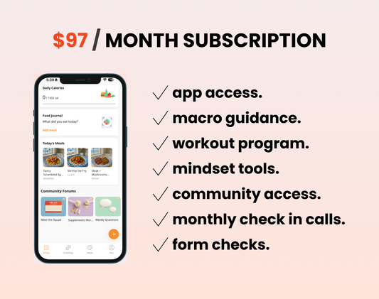 Monthly Coaching Subscription